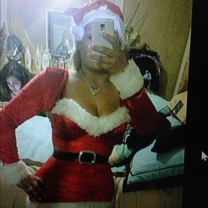 Sexy Ms Santa hostess dress
